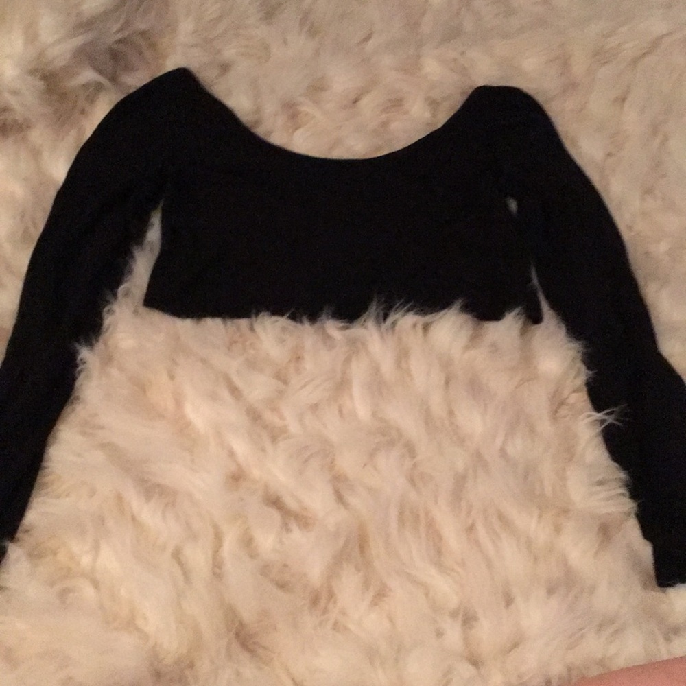 Off the shoulder crop top